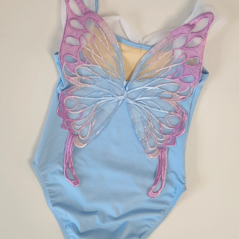 แฟชั่นฤดูร้อนผีเสื้อ Fairy เสื้อผ้าเด็กชุดเต้นรําหญิงเต้นรําเสื้อผ้าใหม่ Suspenders