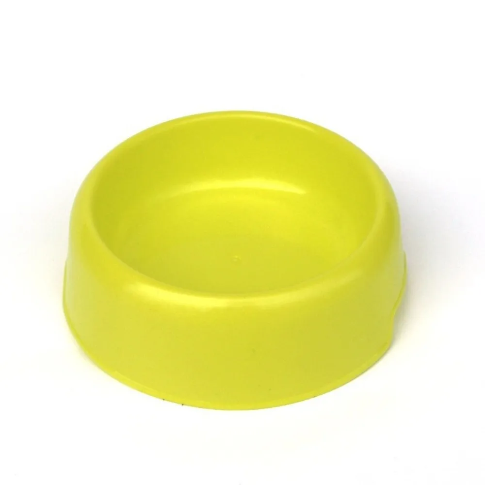 New Round Shape Cat Bowl Plastic Non-slip Cat Food Bowl Anti-Fall Flip Cat Plates Pet Feeding
