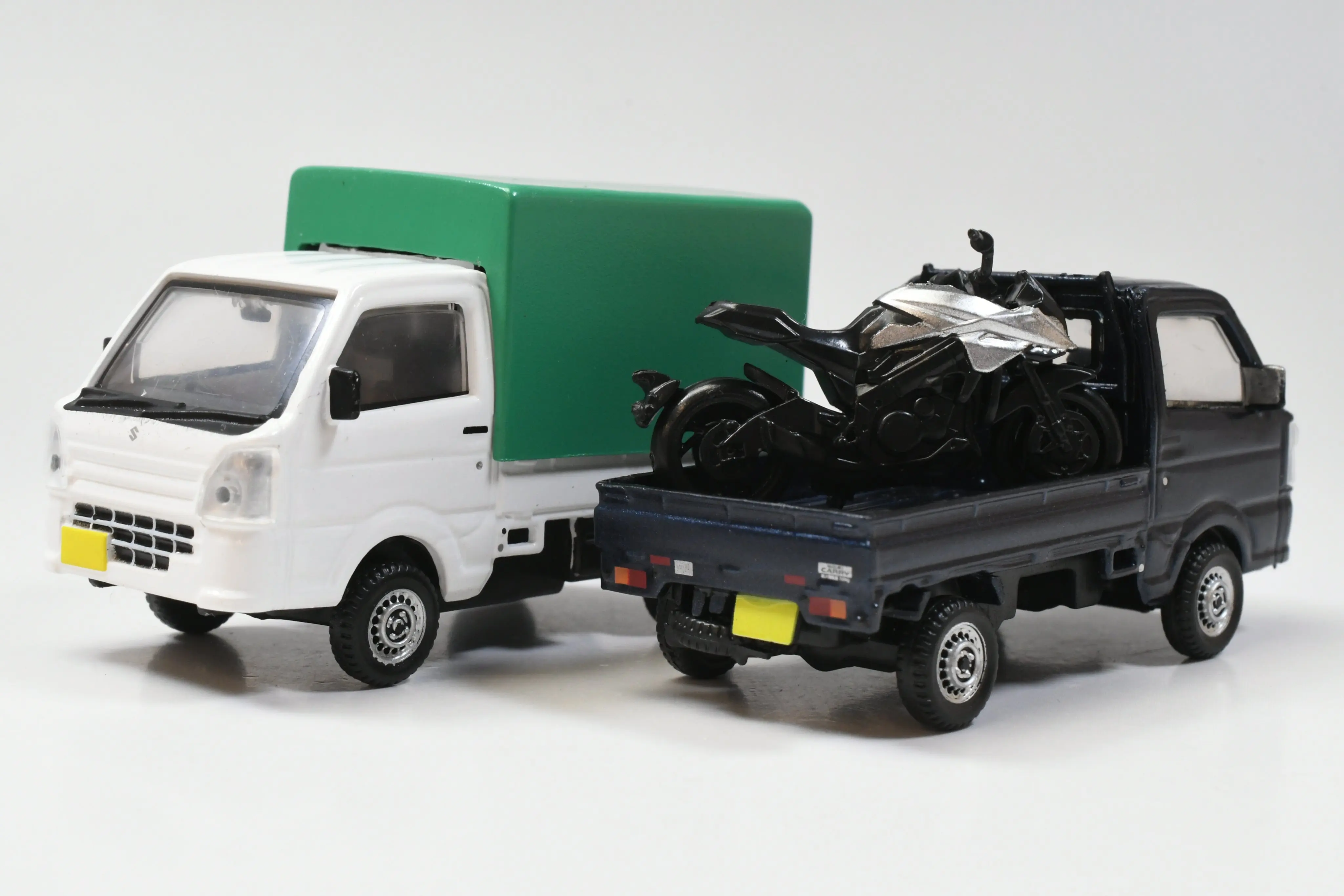 Toys Cabin capsule toys 1/64 Suzuki Carry Collection 2 with luggage hood Katana Address V50 Set match various minicars