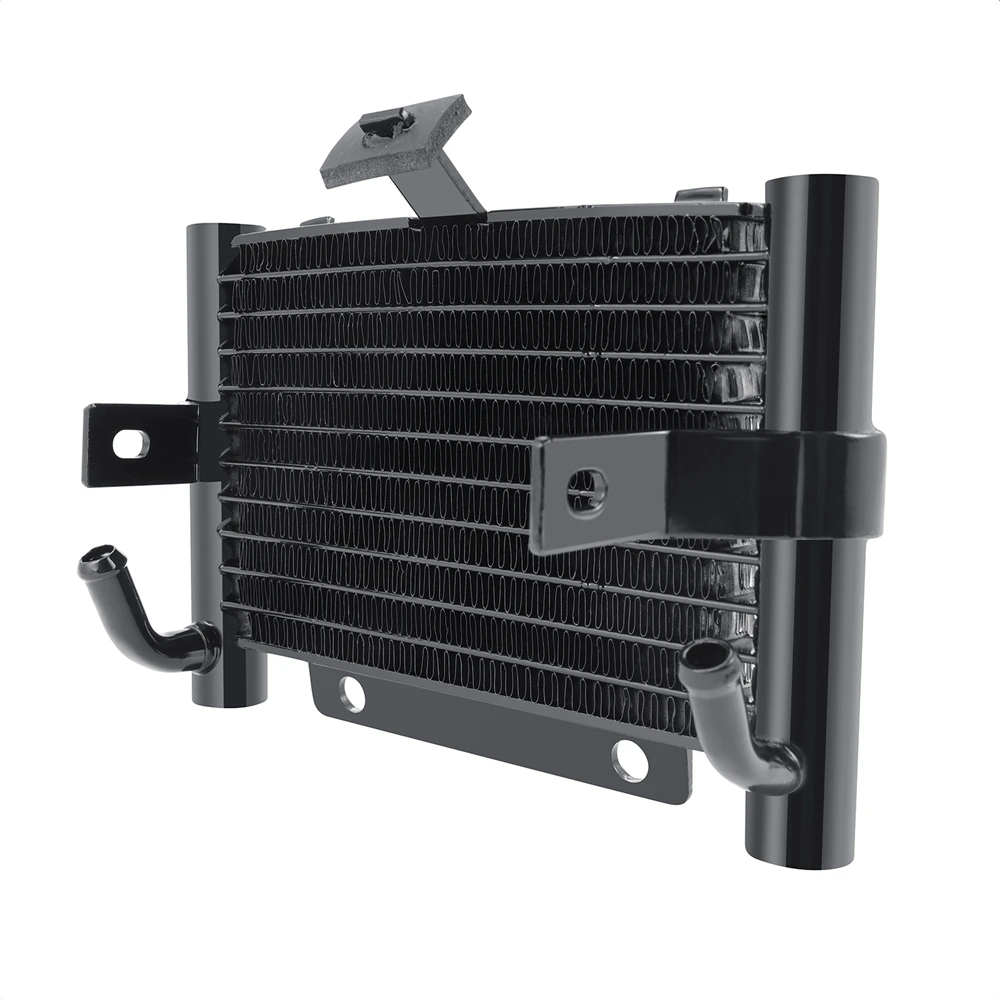 Motorcycle Black Oil Cooler Radiator for Harley Touring Road King Electra Glide Street Glide Road Glide 2017-Up