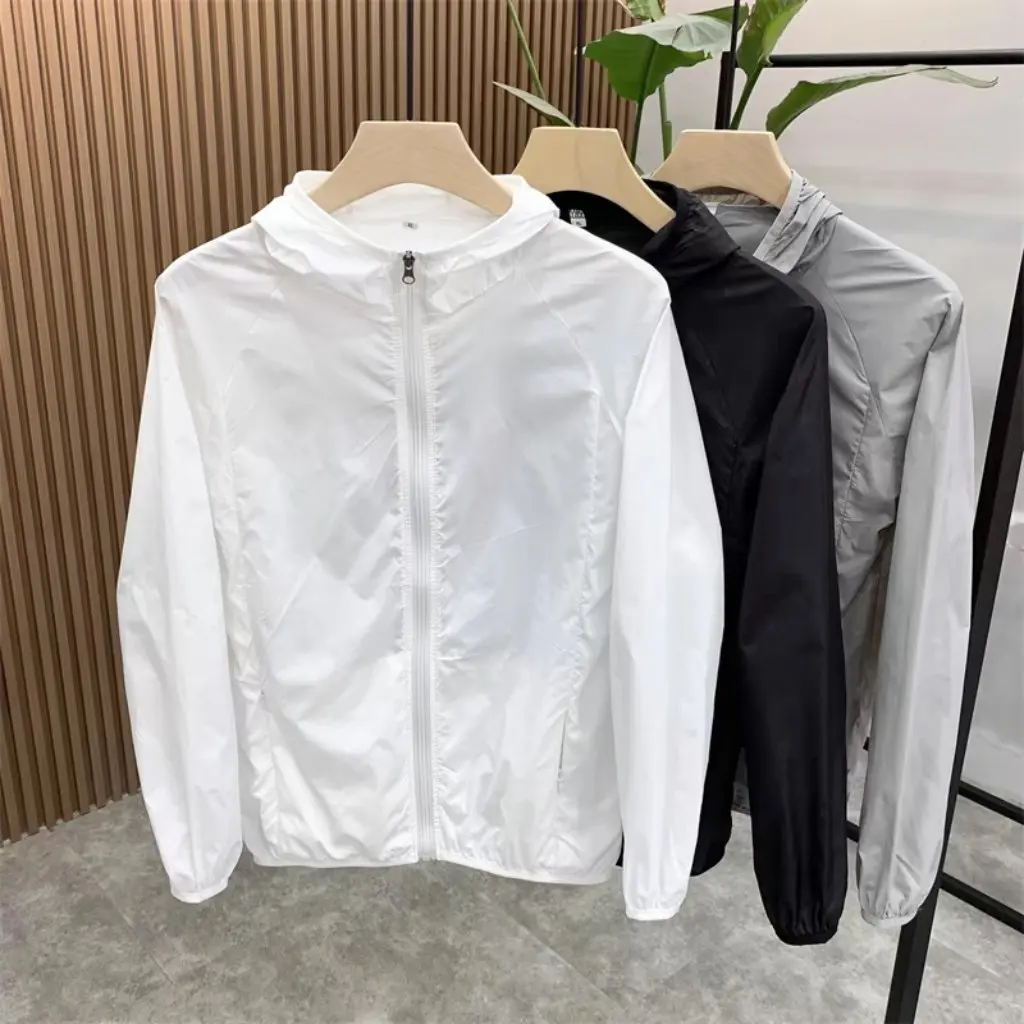 

Men's Ultra-Thin Breathable Sunscreen Clothing Summer Trendy Loose Casual Jacket Student Couple Air Conditioning Coat