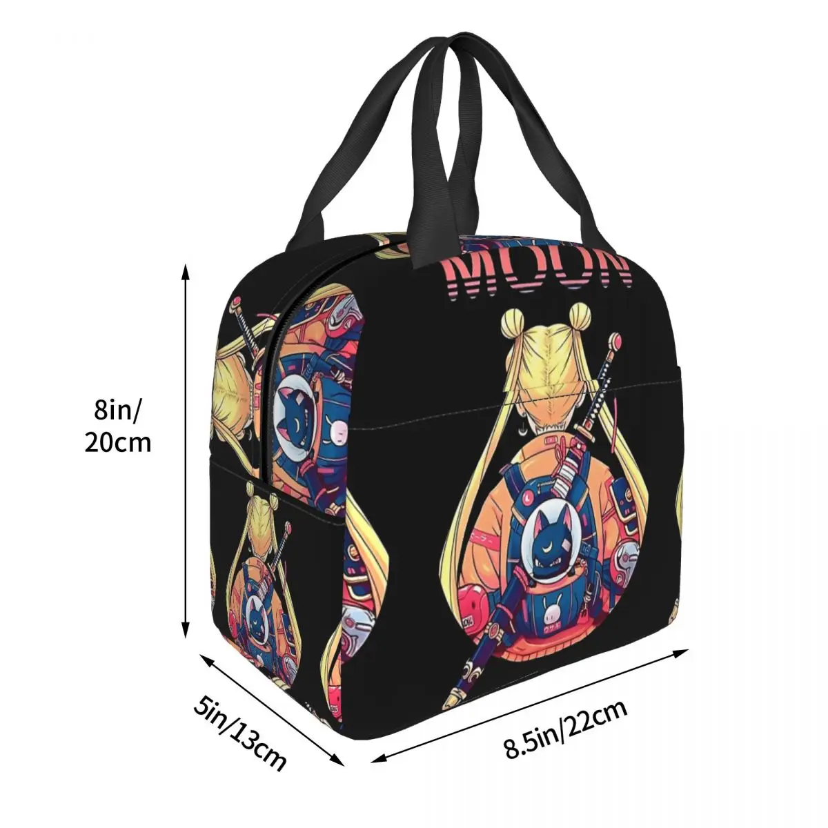 Ladies Insulation Rice Bag Comic Unique S-Sailor Moon Large CapacityFood BagsWork