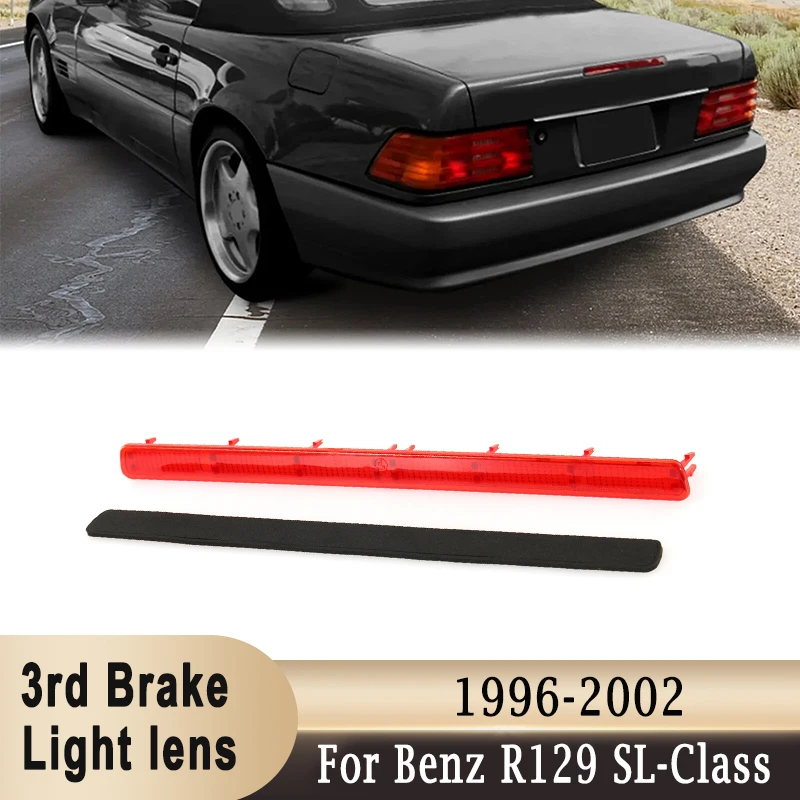 Additional Brake Light Housing Rear 3rd High Level Rear Light Shell for Mercedes Benz R129 SL Class 1996-2002 1298202466