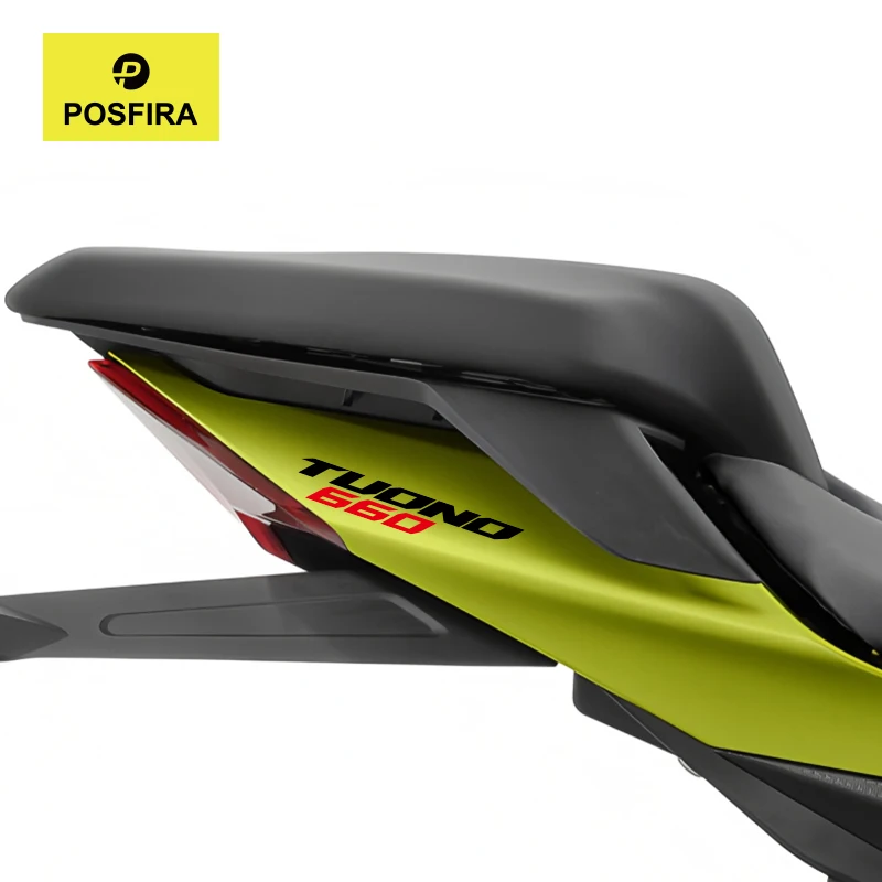 

Наклейки-декали POSFIRA из винила на заднюю панель мотоцикла для Aprilia Tuono 660 2021-2025: Декоративные аксессуары