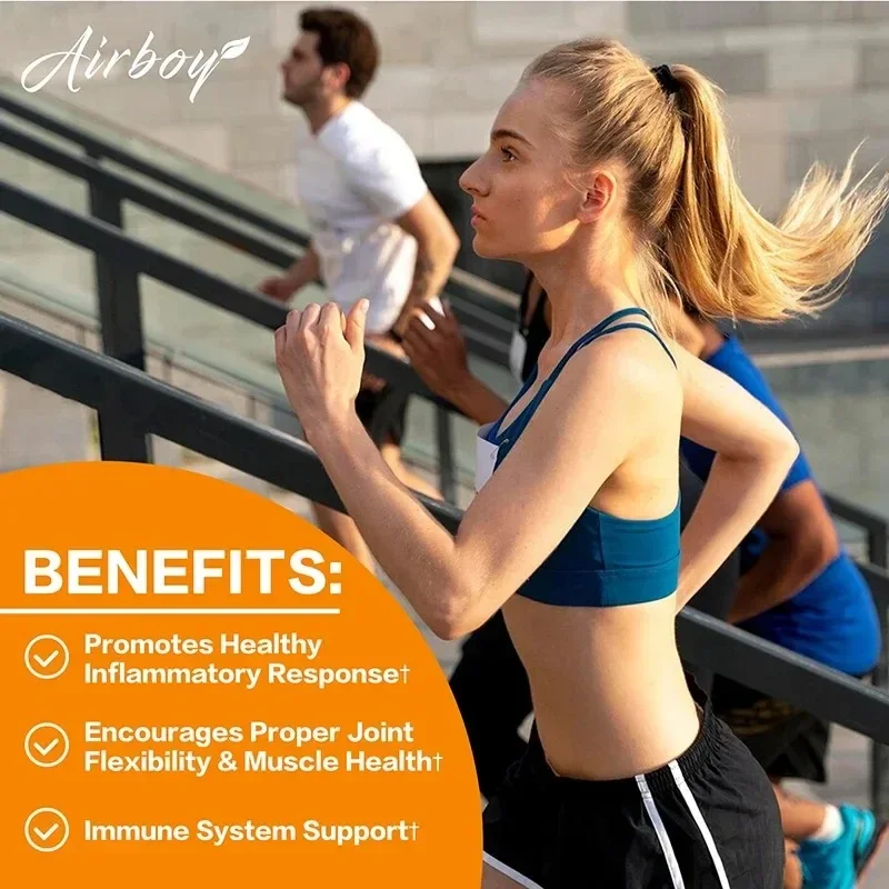 Turmeric Curcumin Capsules - Improves Joint, Brain and Digestive Health, Helps Reduce Joint Inflammation, Enhance Immunity