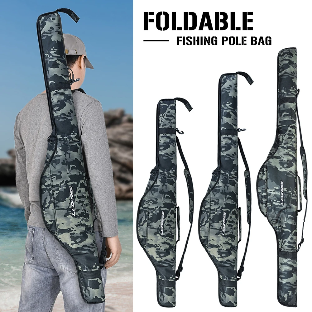 

Luxury Fishing Gear Bag with Adjustable Length and Heavy Duty Nylon Cloth for Outdoor Fishing Trips