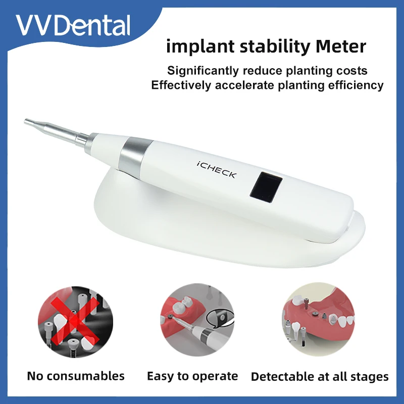 Dental Implant Monitor Osseointegration Stability Meter Monitoring Instrument Measuring Implants Test Detector Dentistry Tools