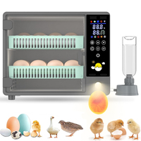 24 Egg Incubator Full Automatic Touch Temperature Control Farm Hatchery Machine Chicken Duck Quail Bird Brooder Eggs Incubator