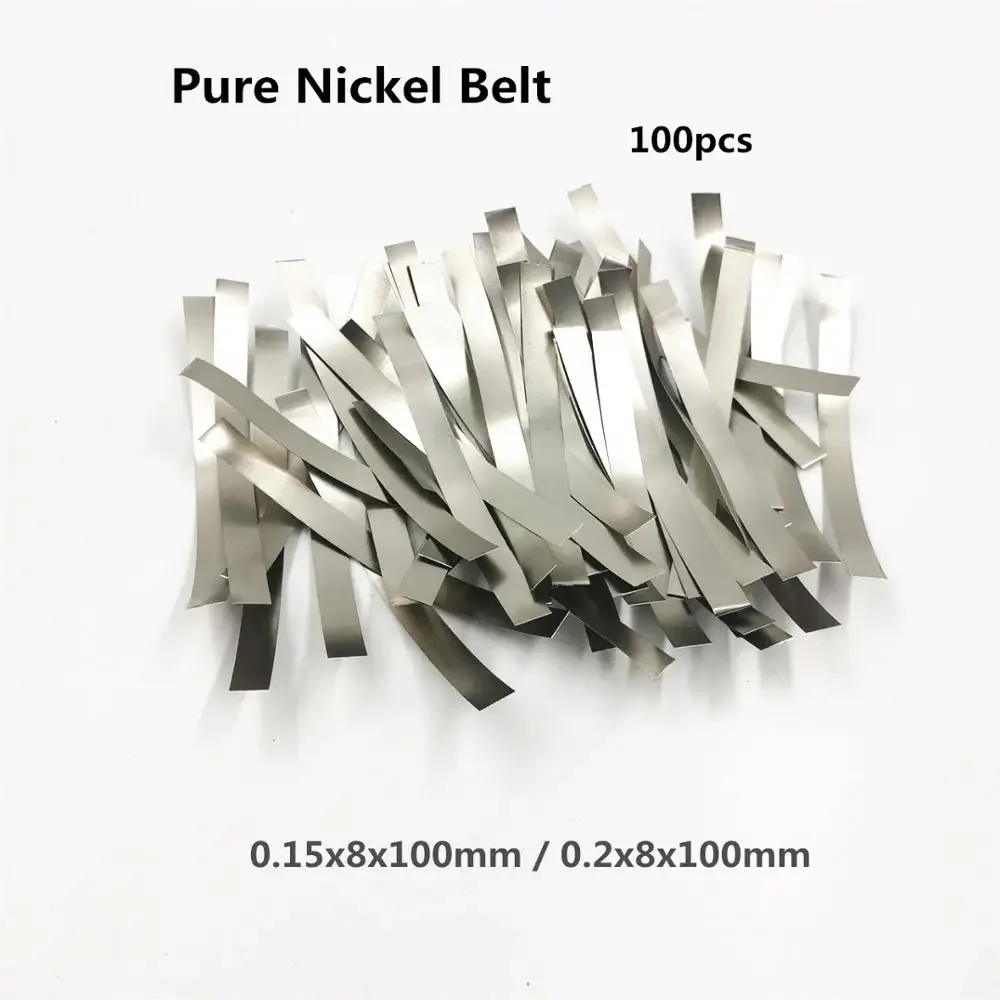 

Wholesale 100pcs Pure 99.96% Nickel Strip for 18650 Lithium Battery Spot Welder