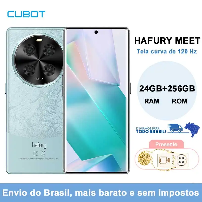 [Ship From Brazil] Smartphone Android Cubot Hafury Meet, 6.67