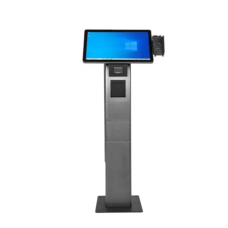 

AonPos Desktop&Vending 32 inch Touch Screen Kiosk Smart Self Serve Kiosk Outdoor Digital Ordering Kiosk With Printer Scanner