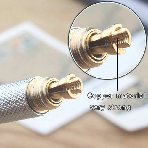 Imagen 2 del producto 0,3 0,5 0,7 0,9 1,3 2,0 3,0mm lápiz mecánico arte de Metal completo pintura lápiz automático con cables suministros escolares de oficina