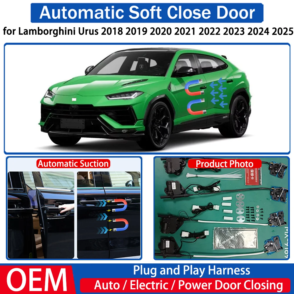 for Lamborghini Urus 2018 2019 2020 2021 2022 2023 2024 2025 Car OEM Automatic Soft Close Door Electric Suction Kit Auto Closing