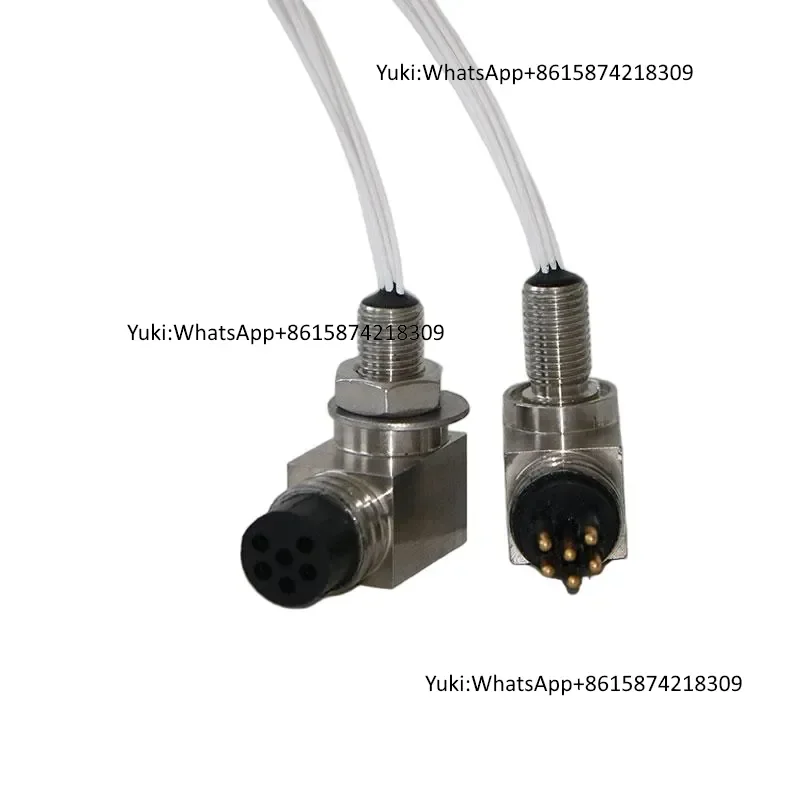 6pin Male Bulkhead Socket Right-Angle Connector for Underwater Equipment