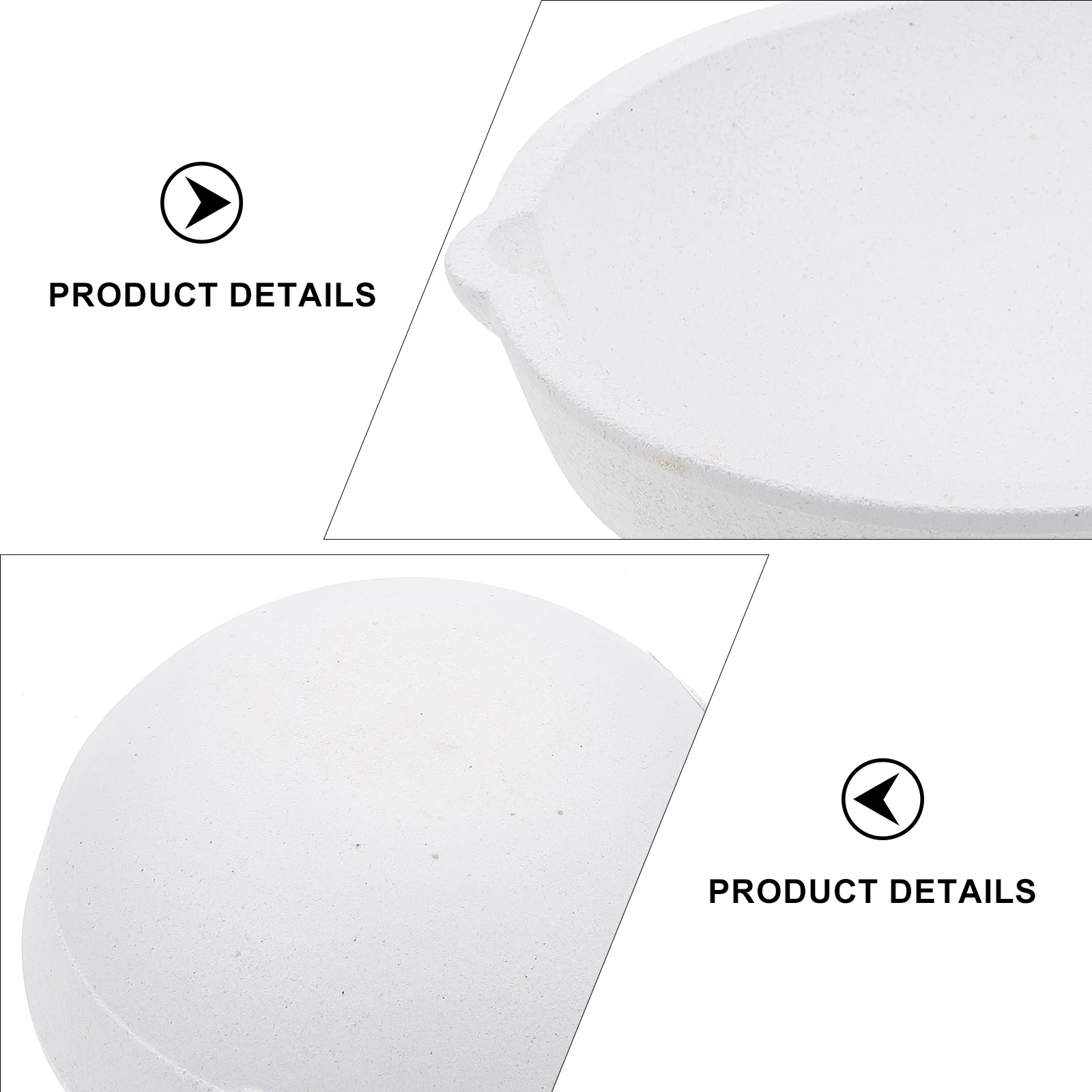 

1Pcs Quartz Melting Bowl Durable High Temperature Quartz Crucible Wear-Resistant Metal Smelting Fusion Container