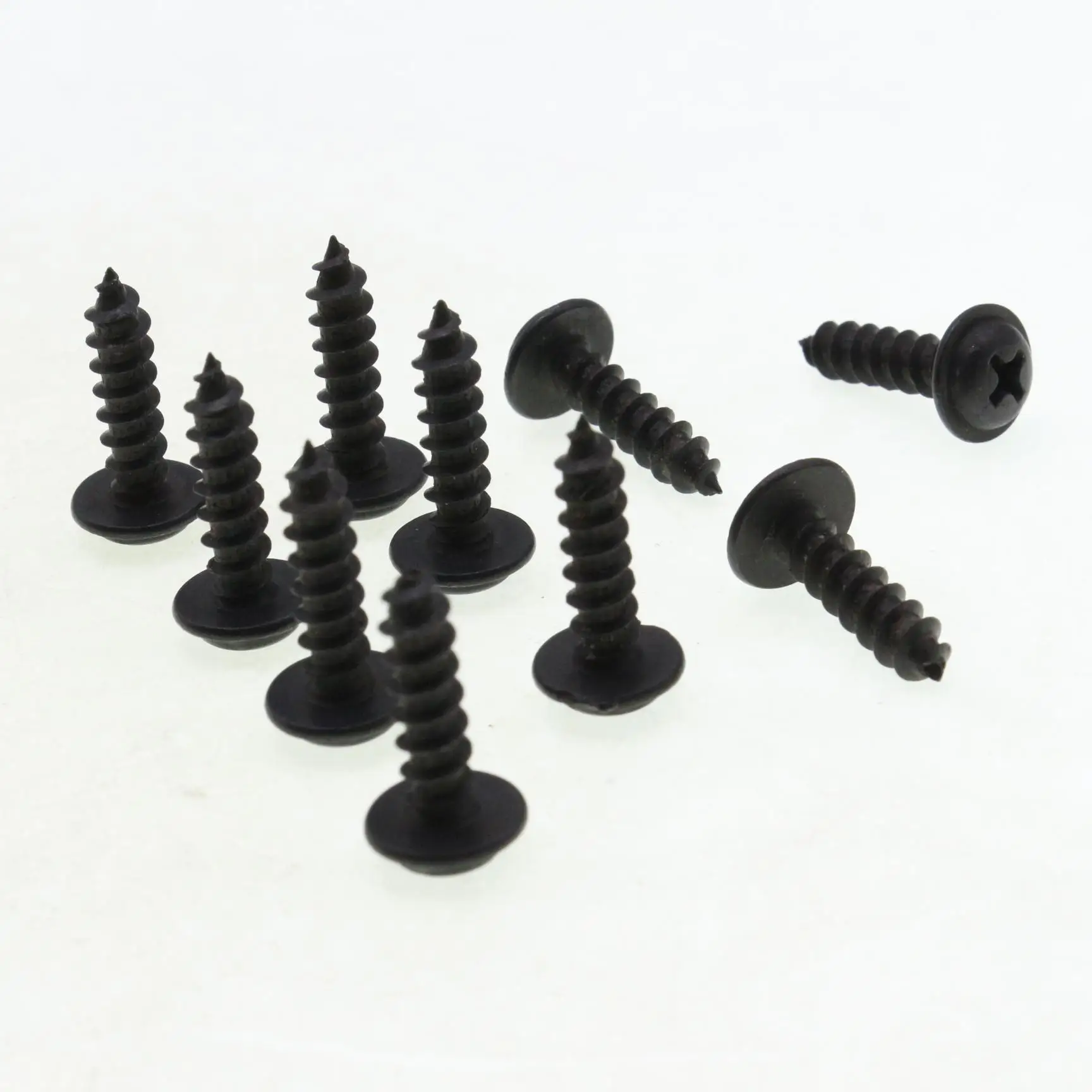 

10 Pcs Phillips Flat Top Washer Head Tapping Screws #8 x 3/4" For Ford 56912-S2 & 56912-S61