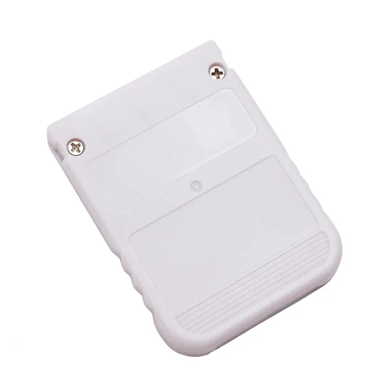 100 pièces nouvelle carte mémoire blanche 1 méga pour Console PS1 PS One Playstation 1 sauvegarde des données de jeu économie progrès