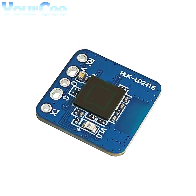 10PCS/1PC HLK-LD2416 24G Human Presence Sensing LD2416 Radar BLE Module Smart Home Micro-Motion and Stationary Detection Module