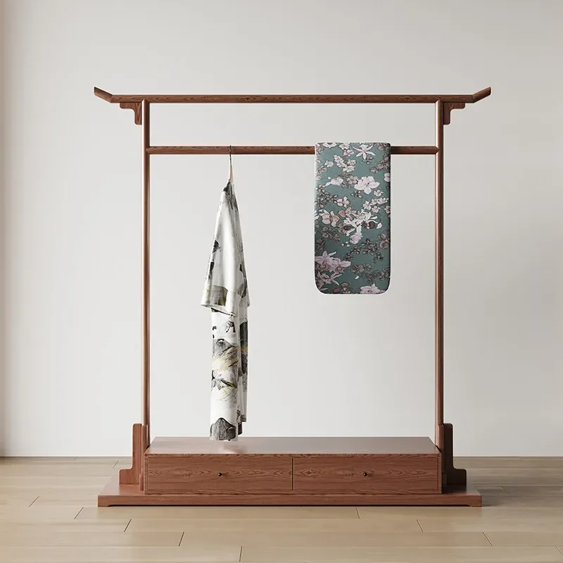 Boutique Sticker Coat Rack Floor Wheels Cheap Elegant Room Drying Children'S Coat Rack Hallway Mueble Para Ropa Furniture Home