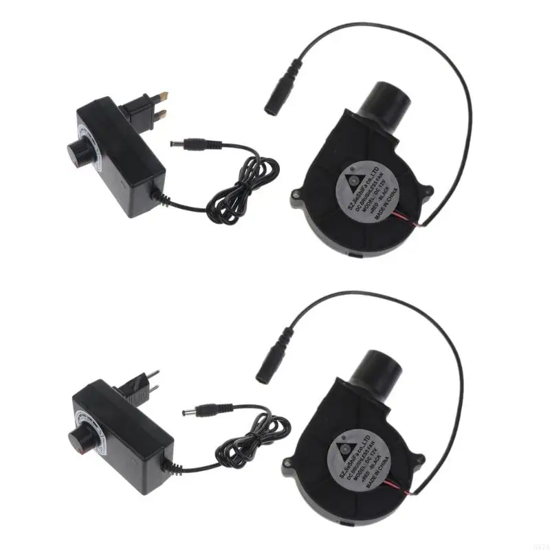 517a UK/EU Plugure Outdoor Cooking BBQ Регулируемая скоростная воздуходувка Портативная воздуходувка барбекю для барбекю для для