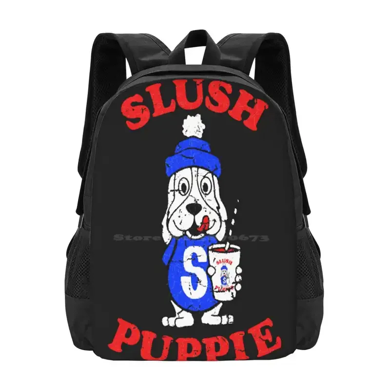 

Slush Puppie Classic T Shirt Hot Sale Schoolbag Backpack Fashion Bags Slush Puppie Retro Slushie Logo Drink Funny Slush Puppy