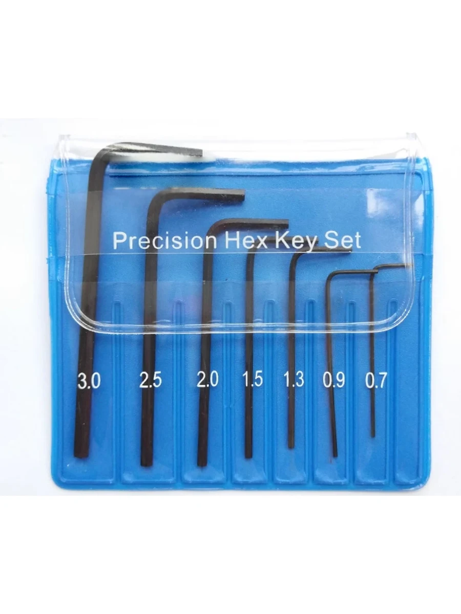 7PCS HEXAGON KEY WRENCH Screwdriver SET For 0.7 0.9 1.3 1.5 2.0 2.5 3.0mm 1set