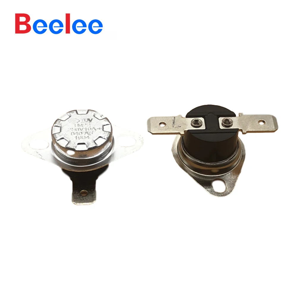 50PCS Bimetallic Thermostat Temperature Controller Thermal Cut-off Switch BL-301 KSD301 250V 10A 16A 0 To 250 Degree With TUV CQ