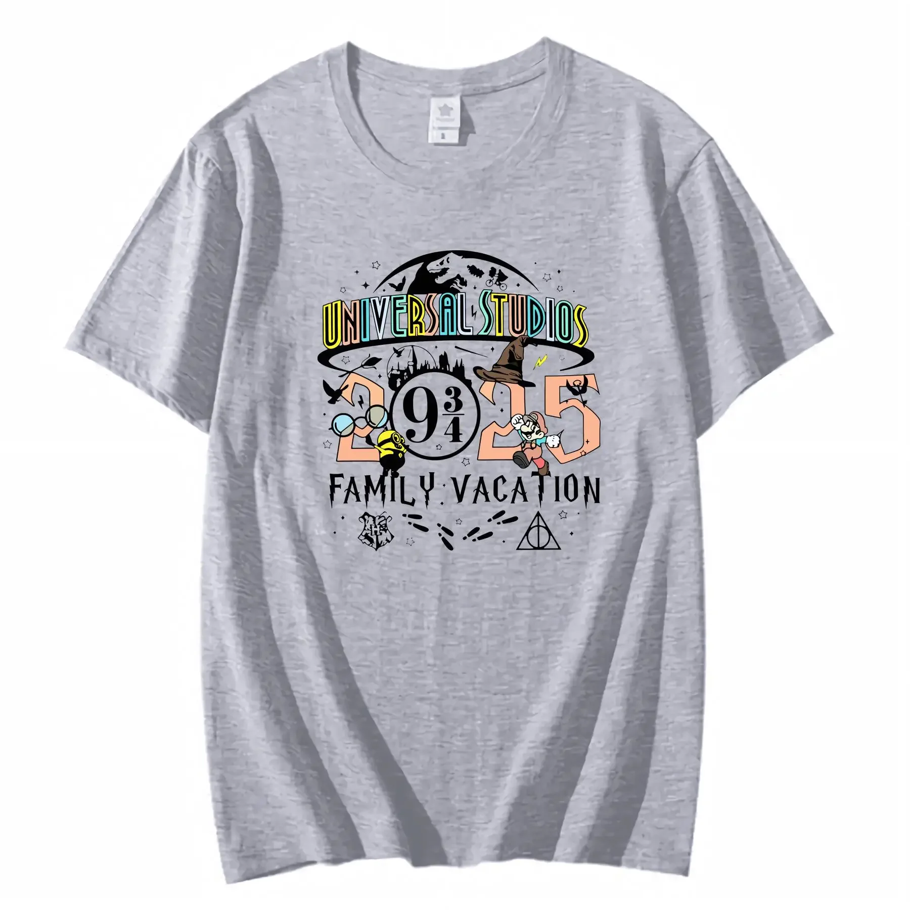 Universal Studios 2025 تي شيرت عتيق لرحلة أورلاندو للعطلات العائلية ريترو فلوريدا للسفر ملابس مصممة عتيقة مغسولة #2