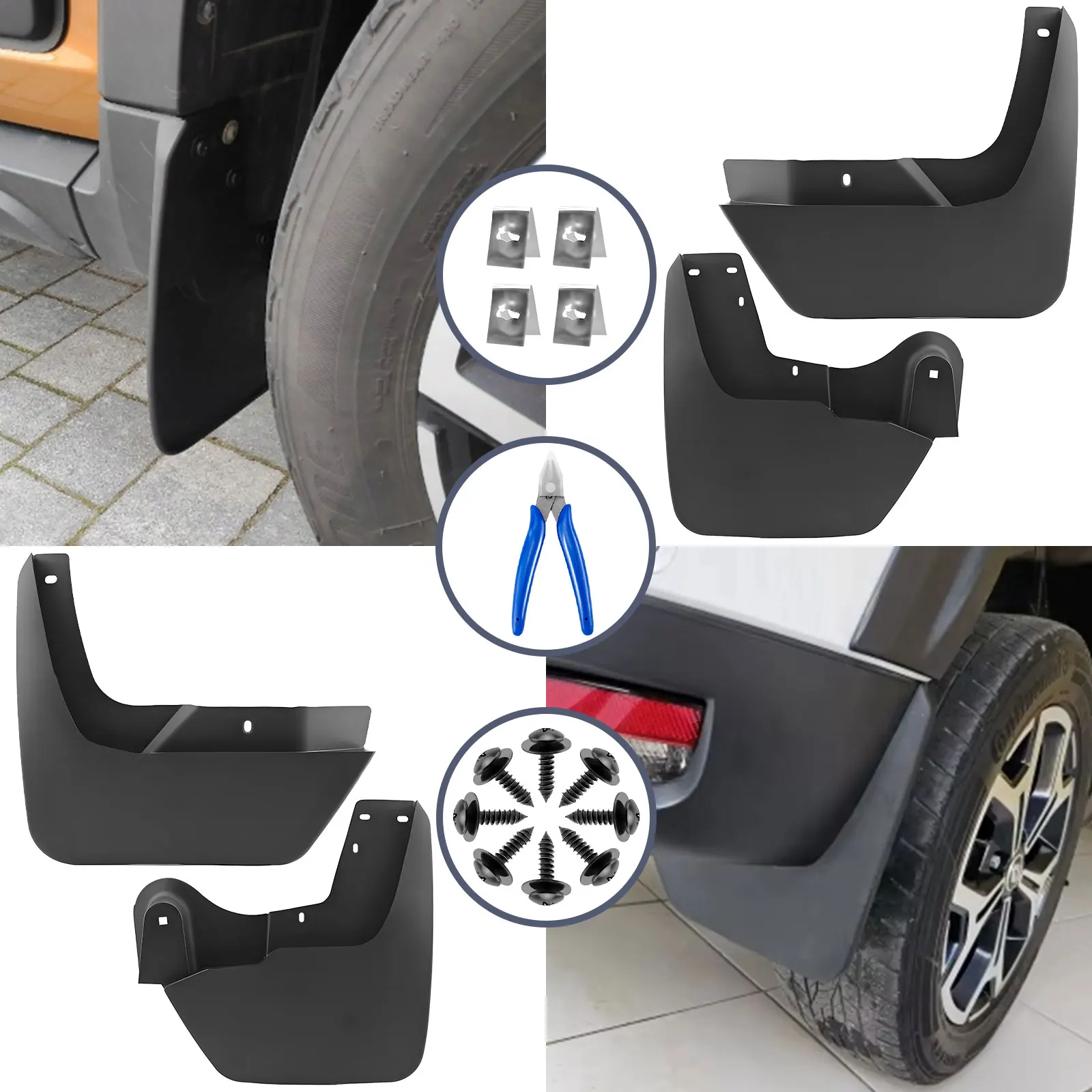 Mud Flaps For Dacia Duster MK2 2024 2023 2022 2021 2020 2019 2018 Mudguard Front Rear Wheel Mudflap For Renault Splash Guards