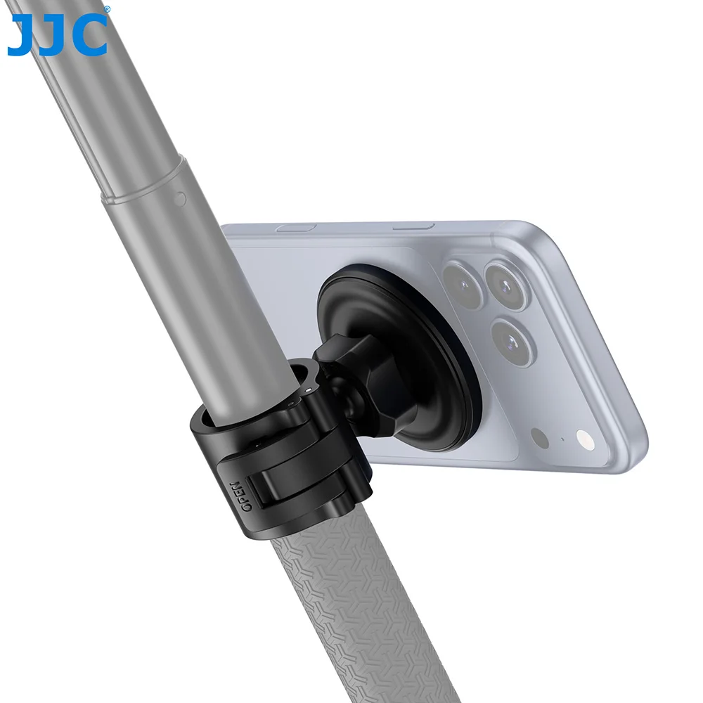 JJC BA-MS1 Magnetischer Handyhalter-Adapter für Selfiesticks mit einem Durchmesser von 20–30 mm, geeignet für Smartphones mit magnetischer Anziehungskraft. – Detail 2