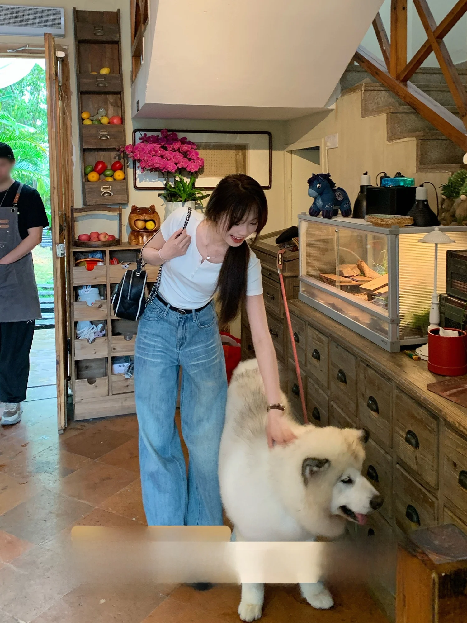 

Женские широкие джинсы для похудения, повседневные, свободные, в стиле lazy, весна-лето, маленькие размеры, в стиле миллениум, в комплекте с топом Cake