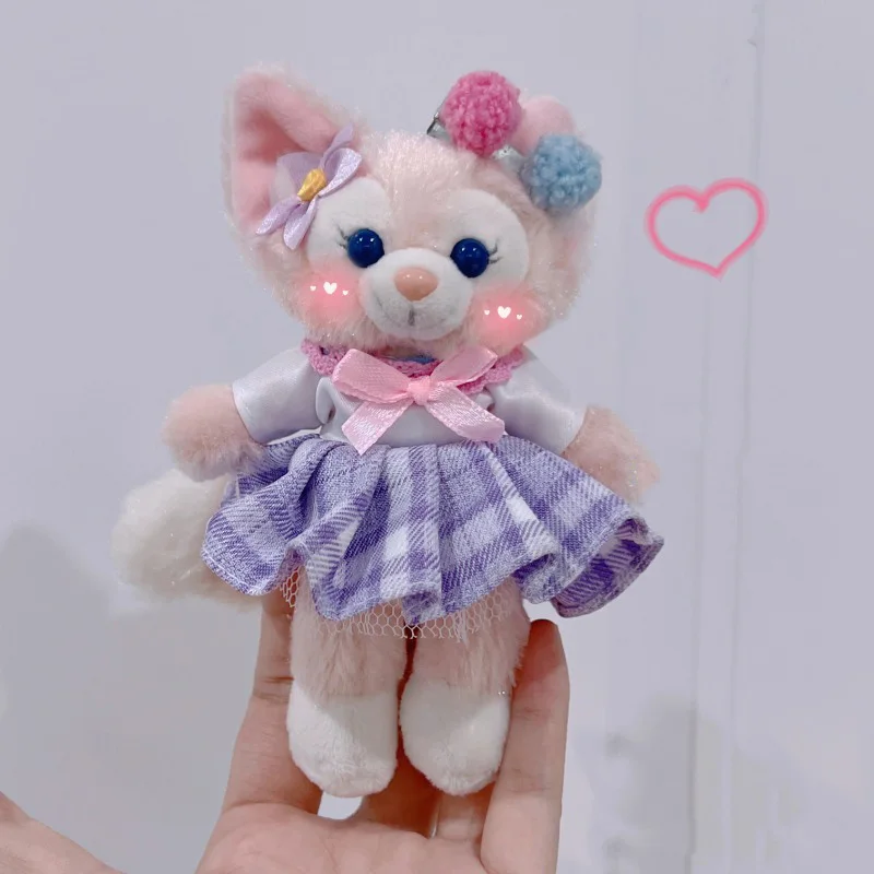 

Pink LinaBell Plush Toy Disney Keychain Cute Doll Pendant Schoolbag Plush Key Ring Doll Gift Christmas Halloween Birthday Gifts