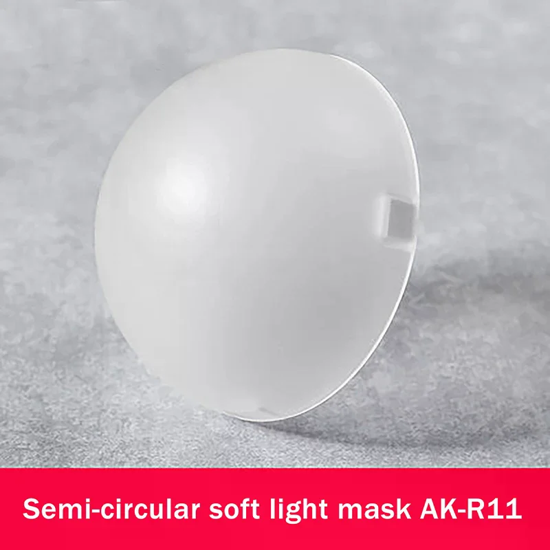 1Pc AK-R11 Magnetic Dome Diffuser Replacement For V1 Round-Head Flash/for AD200/AD200Pro/for Flash Series V1/S-R2 Spare Part