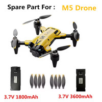 M5 Drone Accessories 3.7V 1800Mah / 3600Mah / Propeller Maple Leaf / For M5 Drone Spare Parts M5 Pro Battery