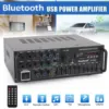 Artudatech Bluetooth 5.0 HiFi Sunbuck 2000W Stereofoniczny wzmacniacz mocy Karaoke FM USB SD AUX 1