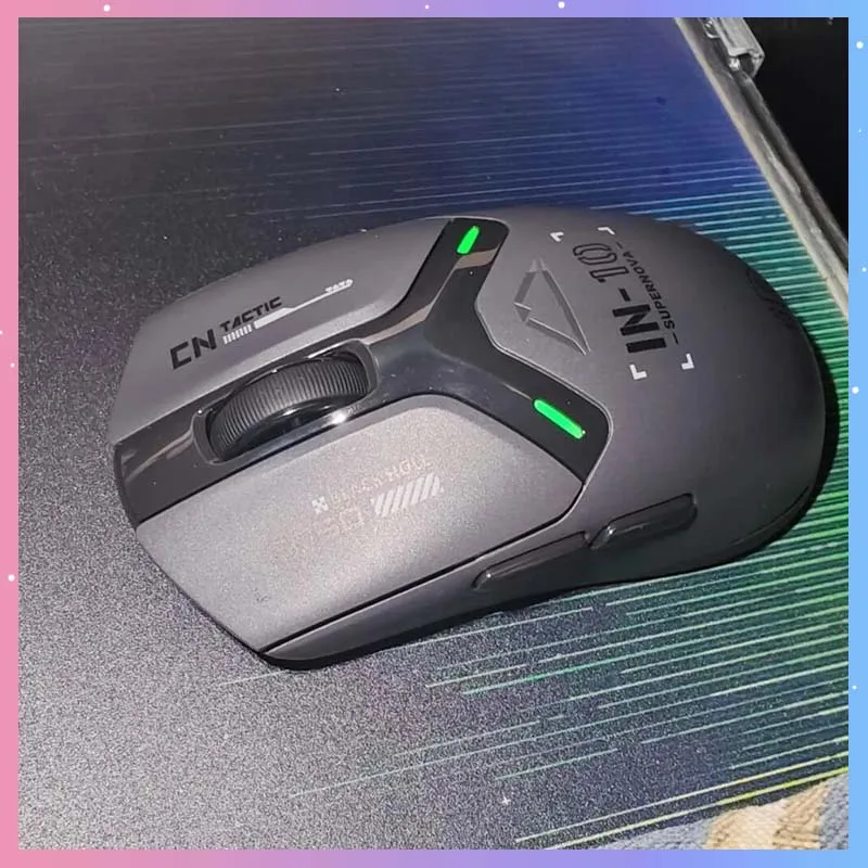 

IN10 Gaming Mouse Tri-Mode 2.4G/BT/Wired PAW3395 8000HZ 26000DPI RGB Light Lightweight E-Sports Office Mouse Controller Gift