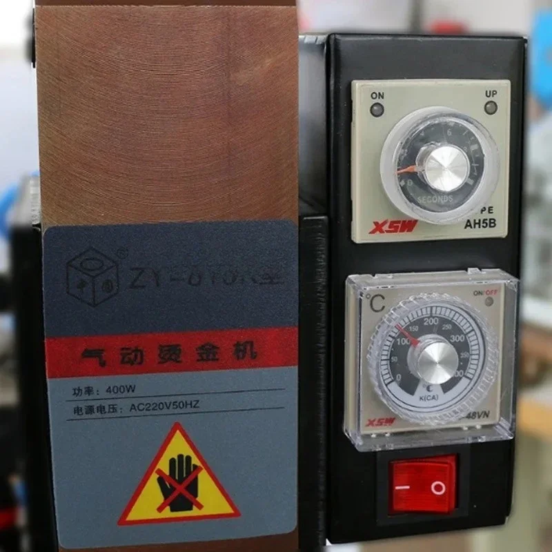 High-Speed Automatic Hot Stamping Machine Business Card Embossing Leather Logo Creasing Machine ZY-819K for Business Use