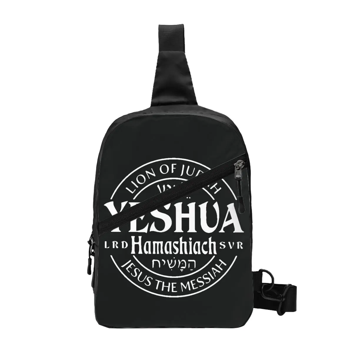 

Custom Yeshua Jesus Christian Sling Crossbody Backpack Men Shoulder Chest Bag for Traveling Daypack