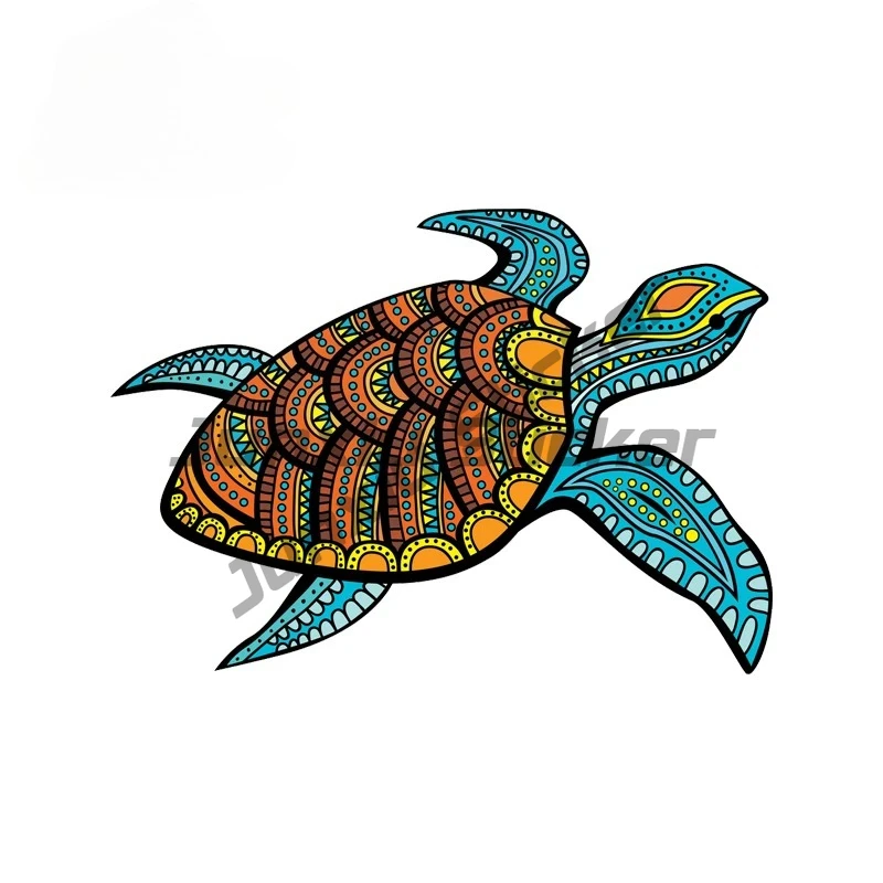 Sea Turtle Anime Car Stickers Scratch-proof Decal Vinyl Material Suitable Decoration