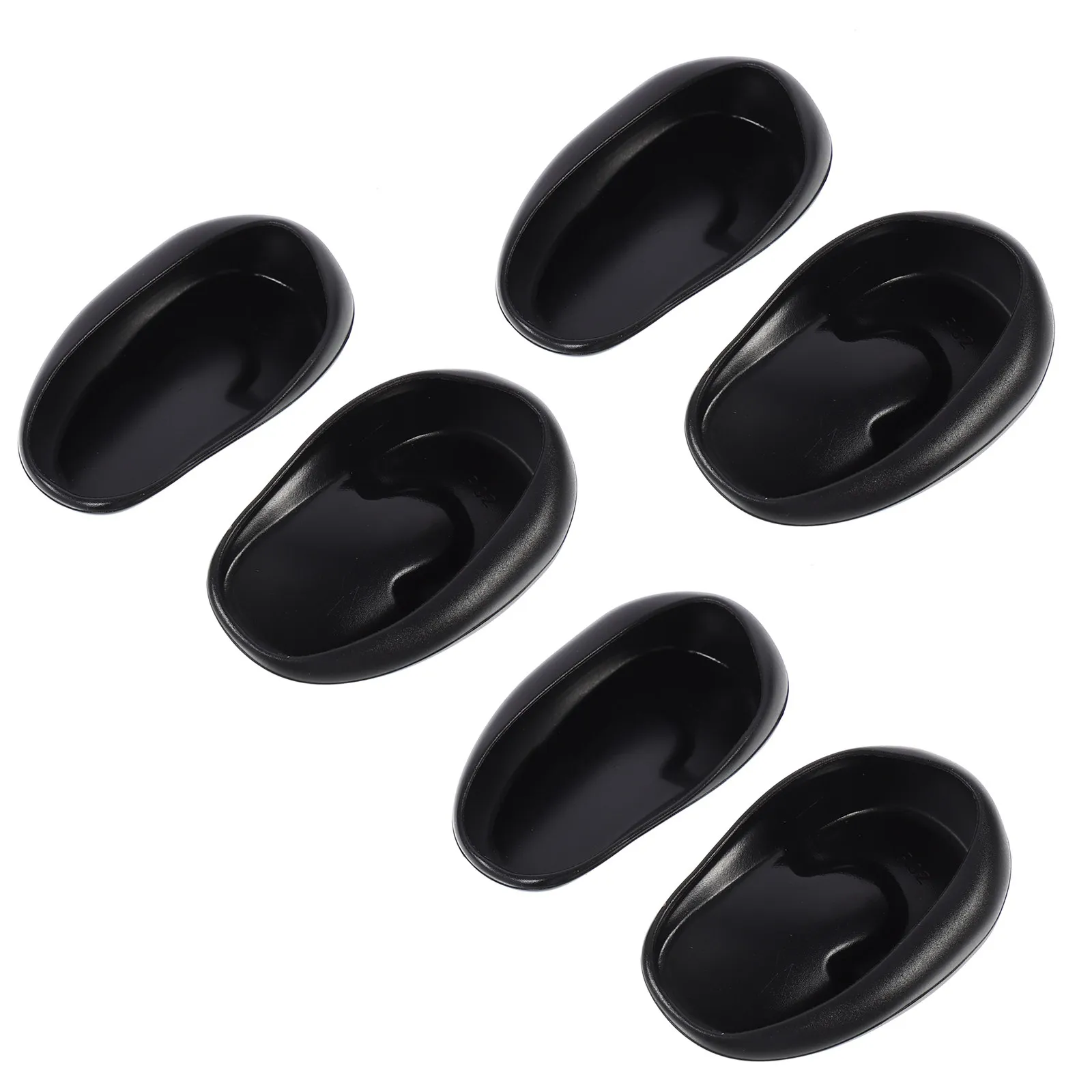 

6Pcs High Quality Plastic Hair Coloring Earmuffs Ear Protectors for Dyeing Shampooing Hair Care Prevent Water Dye Entry Salon