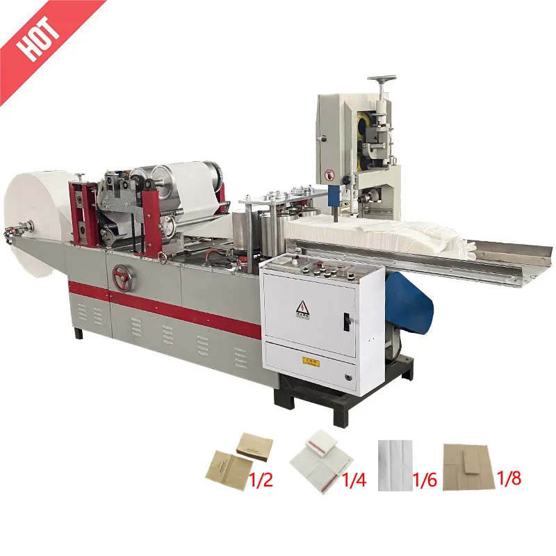 High Efficiency Small Machine For Home Business Paper Napkin Tissue Folding Making Machine