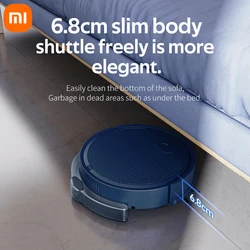 XIAOMI Mini Intelligent Sweeping and Mop Robot Vacuum Cleaner Household for Pet Hairs Floor Carpet Smart Sweeper Automatic Robot