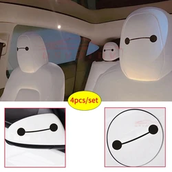 Car Baymax Sticker for Hyundai Kia Tesla Mercedes Benz BMW Audi Honda Nissan Toyota Ssangyong Renault GM Volvo Lexus Volkswagen