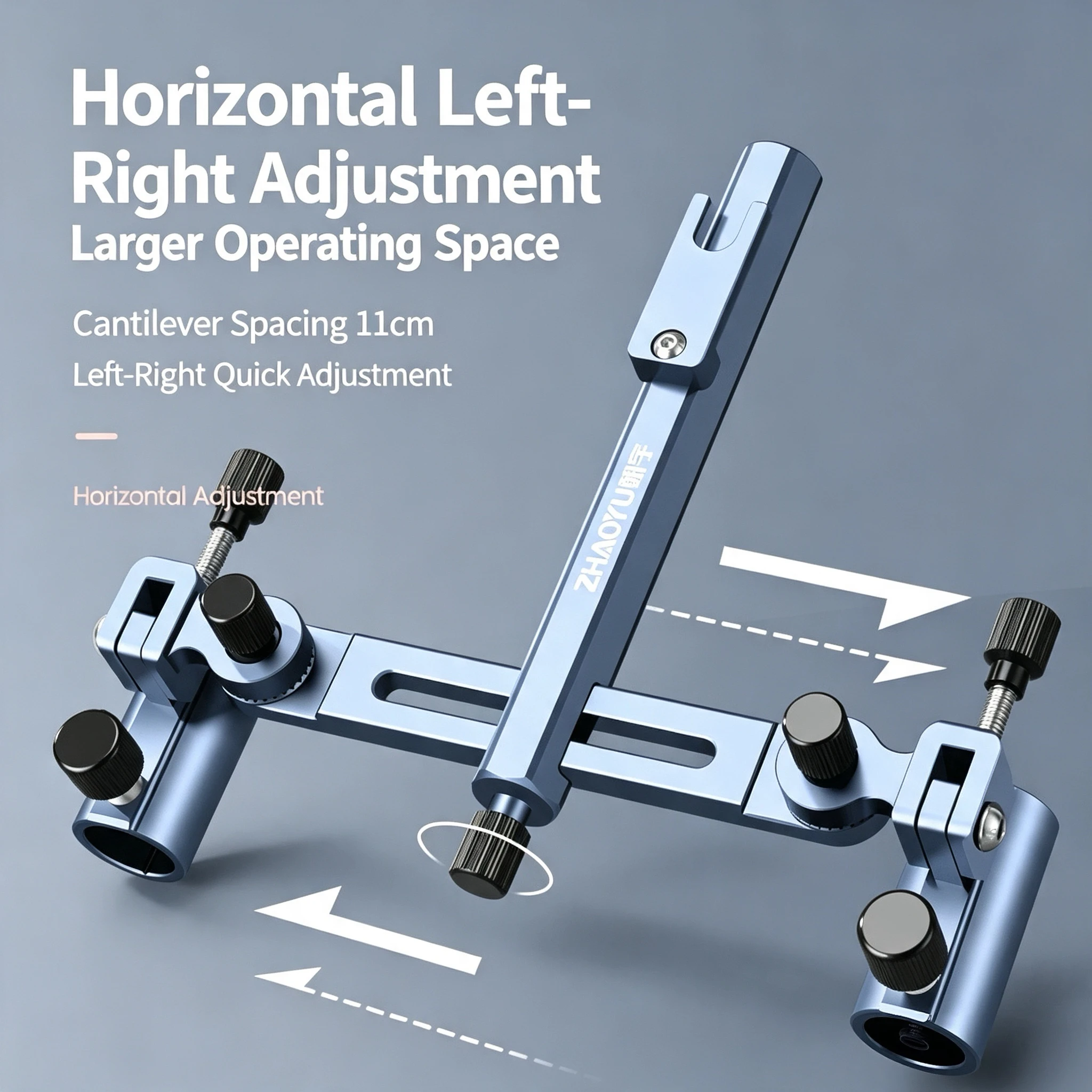 MULTIFUNCTIONAL UNIVERSAL DUAL FISHING ROD HOLDER FOR FISHING BOX, FISHING CHAIR, FISHING PLATFORM