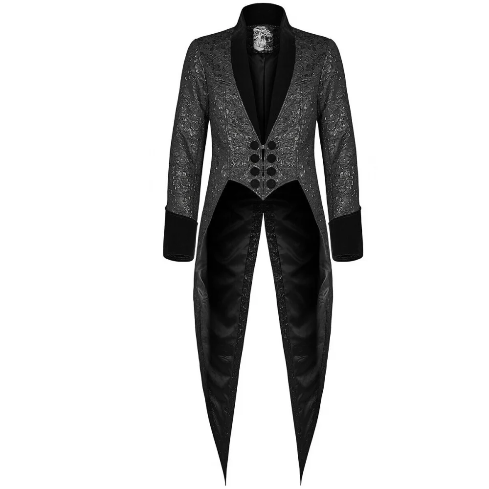 Plus size S-5XL medieval renascentista steampunk tailcoat trajes de halloween para homens vampiro jaqueta vitoriana casaco de halloween