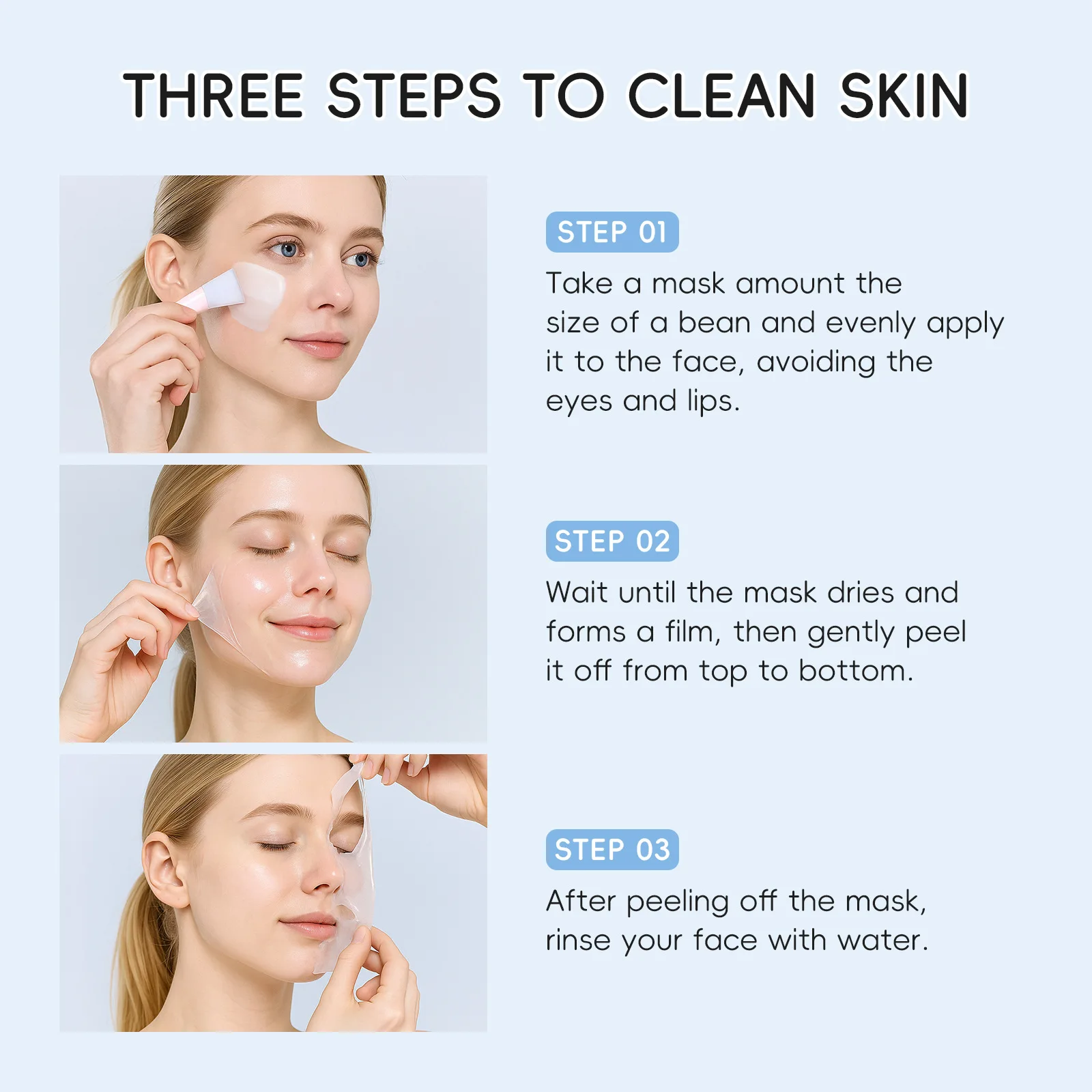 LAILOU lait larme masque nettoyage masque hydratant produits de soins de la peau hydratants améliorer la douceur cutanée