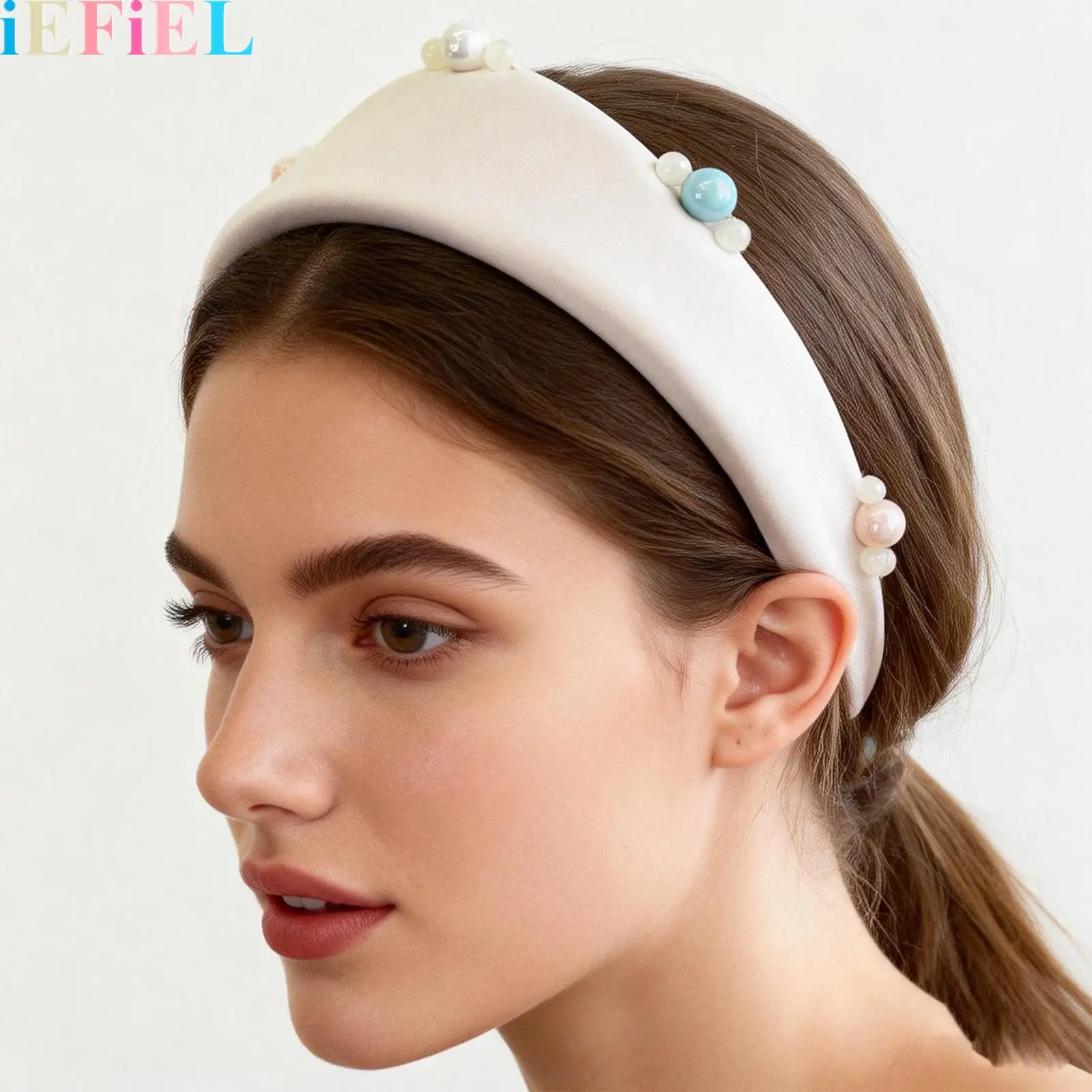 1 Pieza de Corona Medieval Isabelina, Diadema de Princesa, Corona Ajustable, Accesorios para el Cabello para Mujer