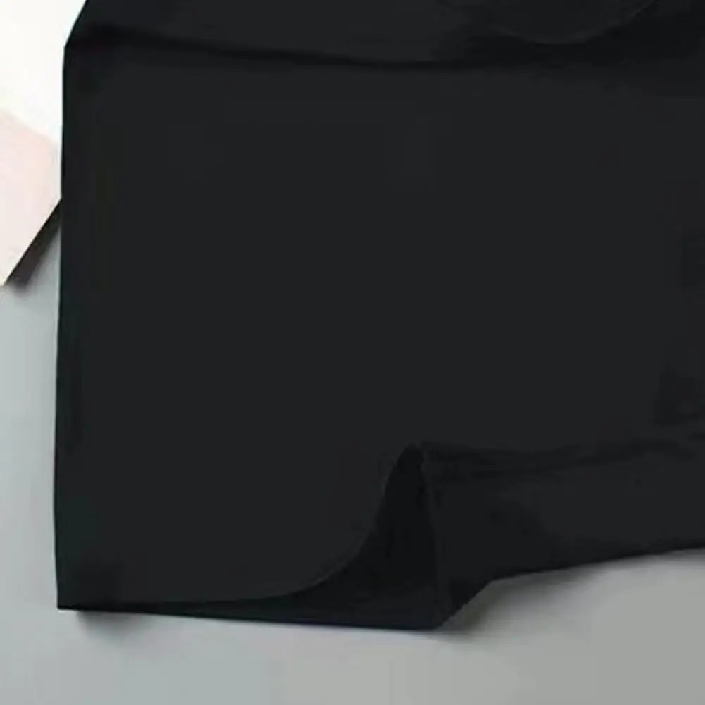 여성 안전 팬츠 고탄력 단색 아이스 실크 심리스 미드웨이스트 속건 스커트 이너 숏츠 요가 숏팬츠