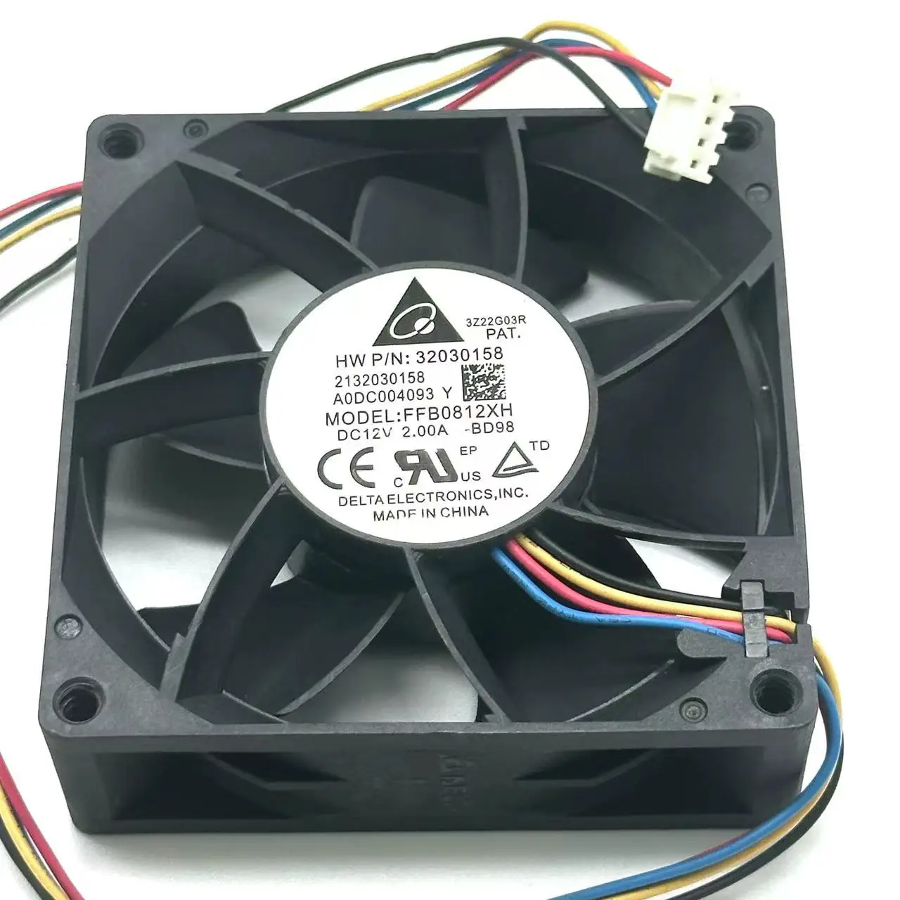 

Ltsf For Delta Electronics FFB0812XH BD98 DC 12V 2.00A 80x80x25mm 4-Wire Server Cooling Fan8cm