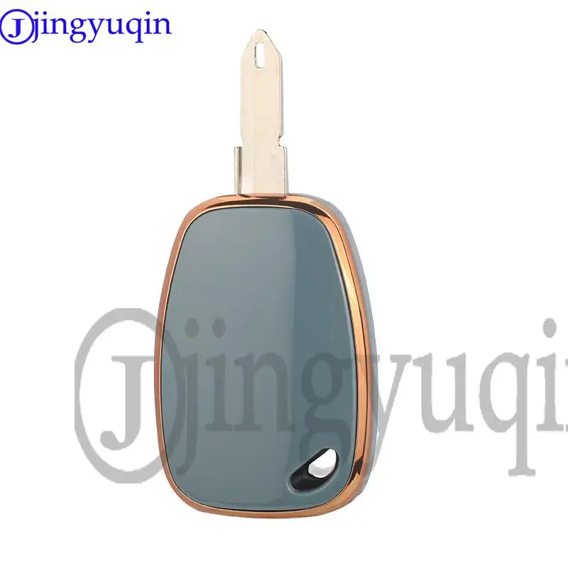 حافظة مفاتيح السيارة Jingyuqin الناعمة من مادة البولي يوريثان 2BTN لرينو كانجو ترافيك 2012 كليو 2004 ماستر لنيسان إنترستار أوبل فيفارو موفانو